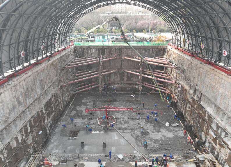 国内首座“330千伏地下变电站”迎来主体结构施工攻坚建设阶段(图2)