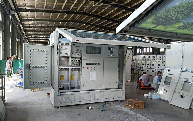 12kv04kv630a地埋式高低压预装式变电站（景观型半地埋式箱变）(图4)