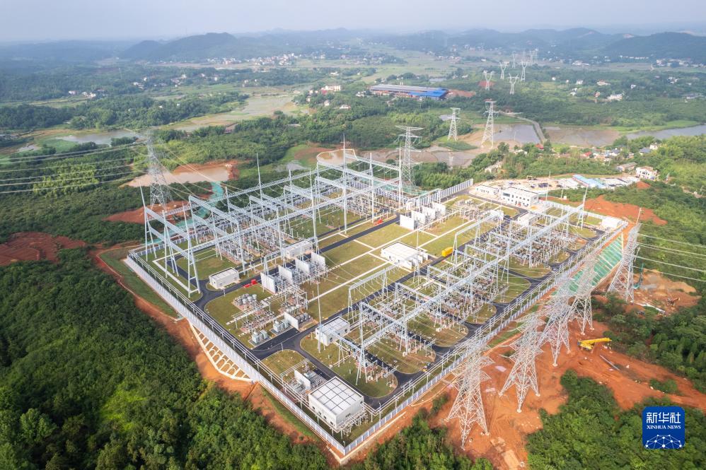 湖南株洲西500千伏变电站建成投运(图2)