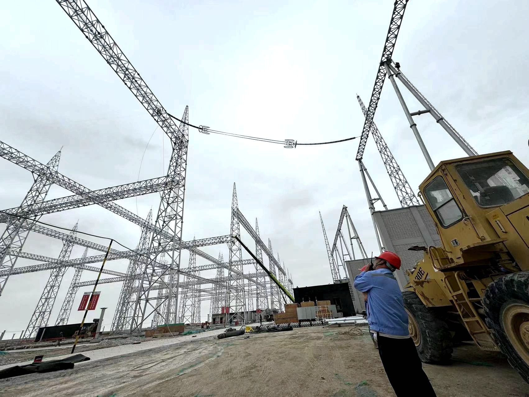 丁字口750千伏变电站新建工程“刷新进度”(图2)