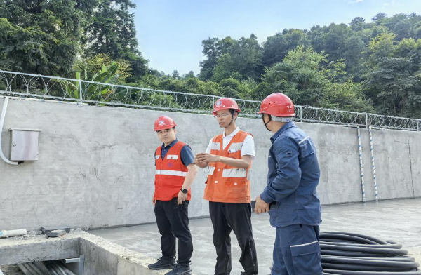 川黔干线开阳支线天台牵引变电所正式送电(图3)