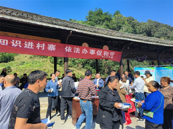 松桃供电局：形式多样开展法治宣传进村寨活动(图2)