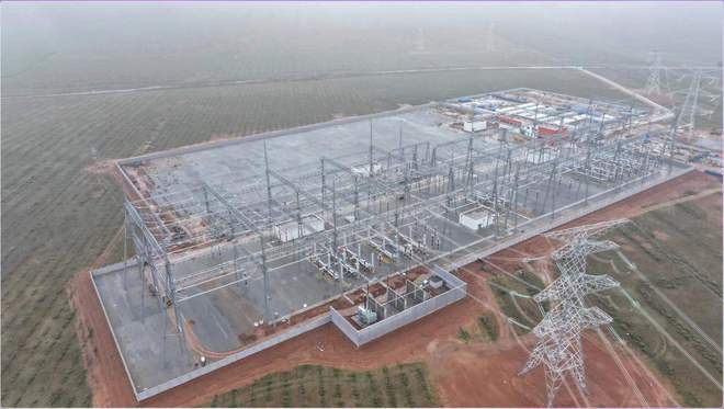 布乌500千伏开关站工程建设投产纪实(图1)