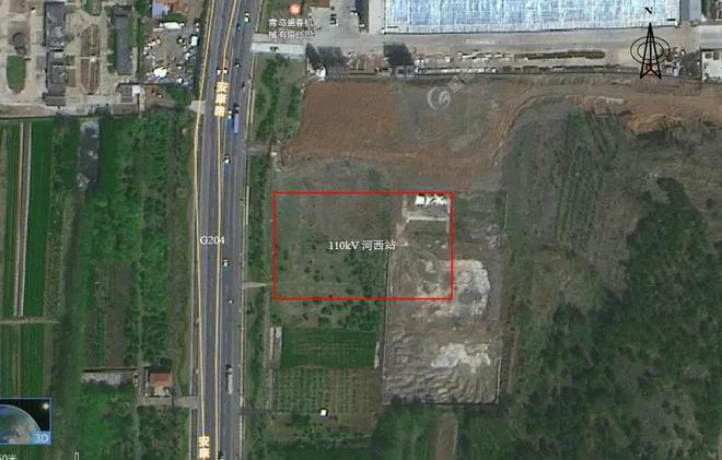 黄岛河西110kV输变电工程拟建设(图1)