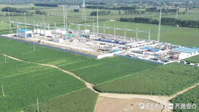 助力绿色低碳高质量发展济南起步区500千伏先行变电站投运(图1)