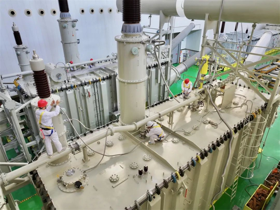 宁电入湘衡阳换流站低端投运湖南今夏增加400万千瓦供电能力(图2)