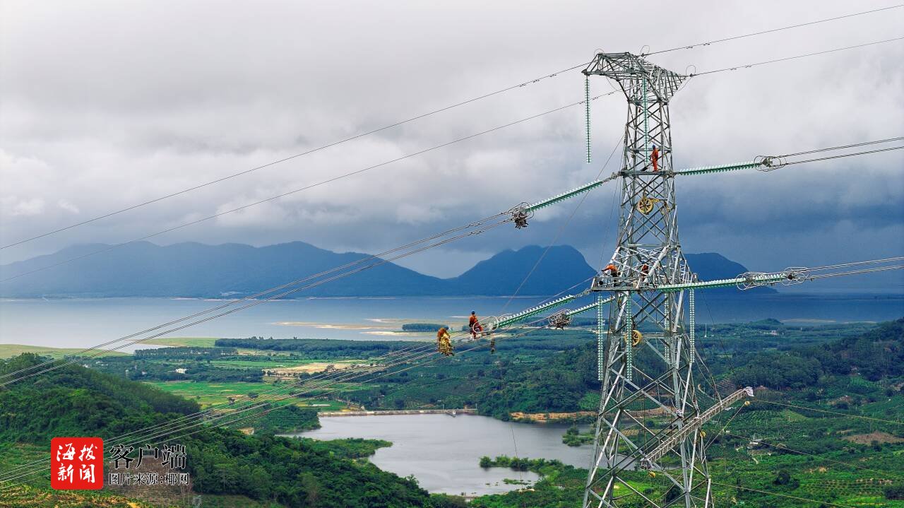 历史性跨越！海南500千伏主网架工程投产(图1)