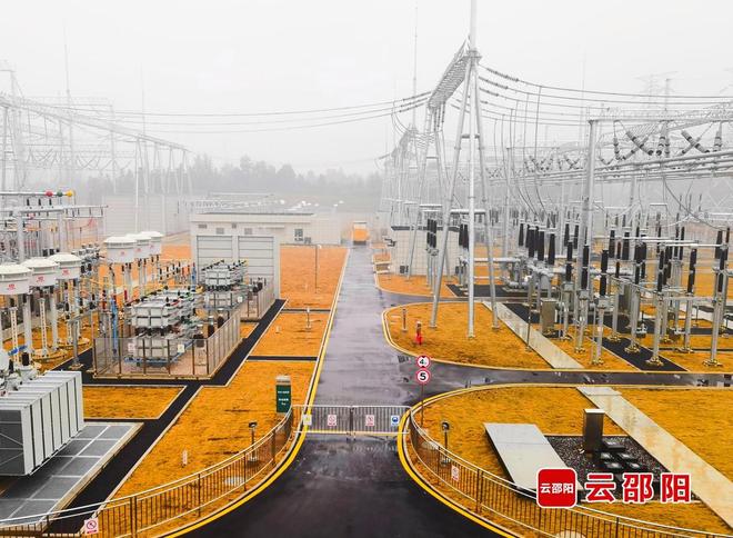 邵阳地区第三座500千伏变电站投运(图1)