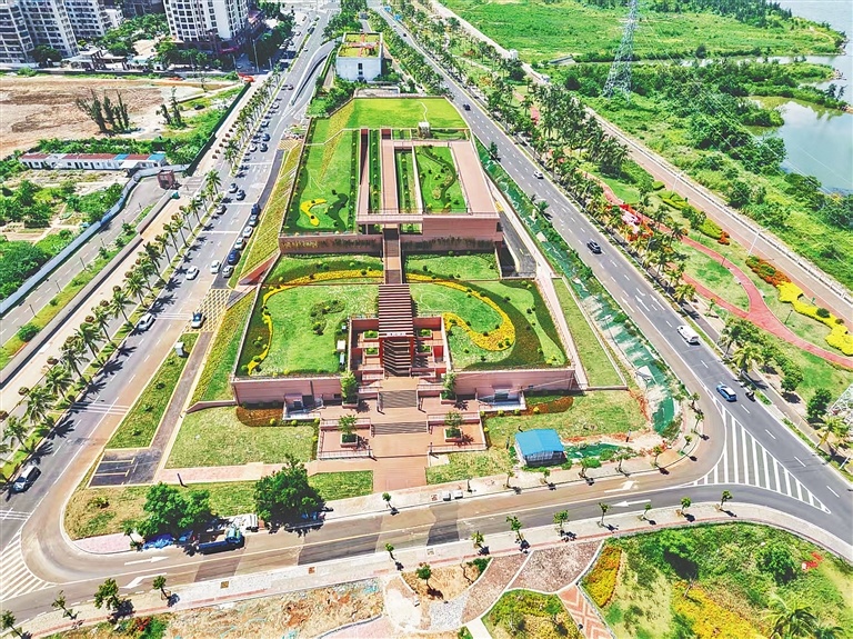 海南首座开放式景观变电站建成投产(图1)