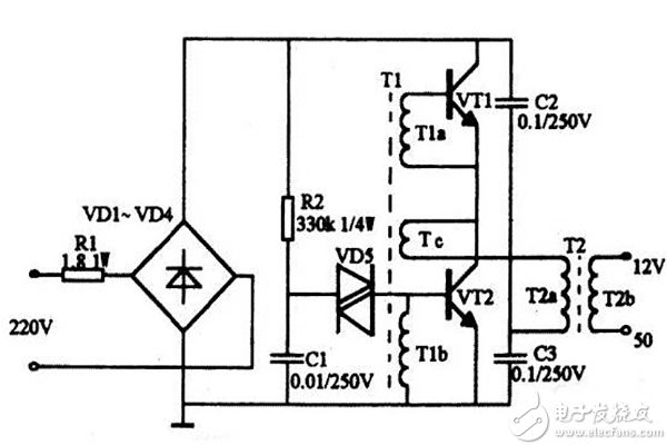 电子变压器工作原理图的详细讲解(图1)