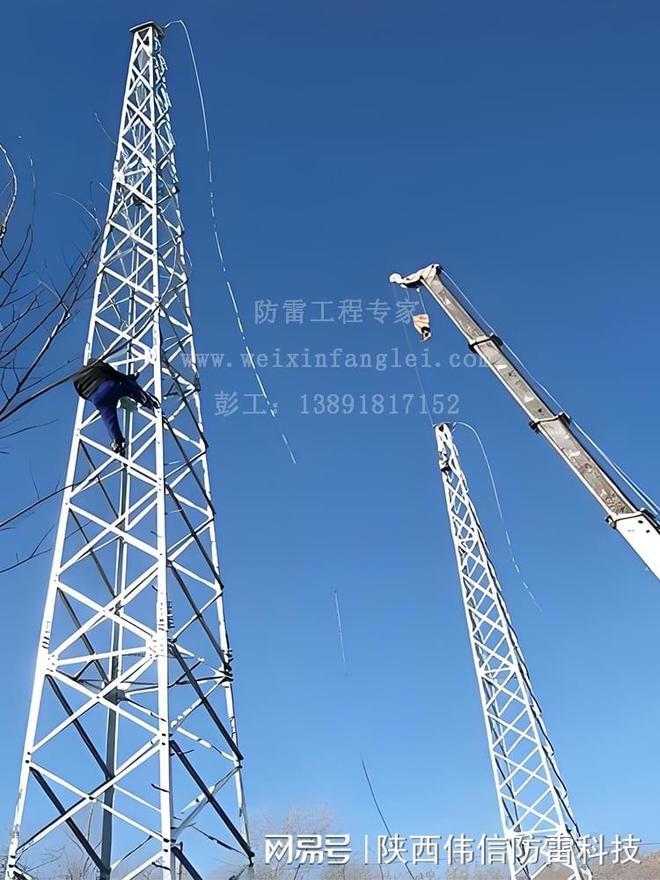 GFW四角拉线避雷塔：高效防雷保护系统(图3)